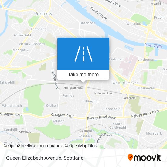 Queen Elizabeth Avenue map