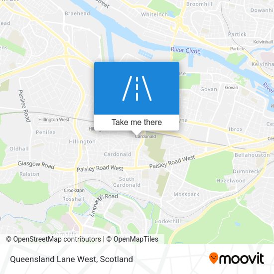 Queensland Lane West map