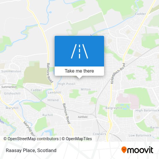 Raasay Place map