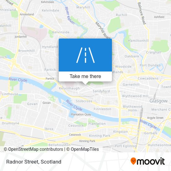 Radnor Street map