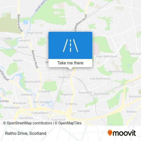 Ratho Drive map