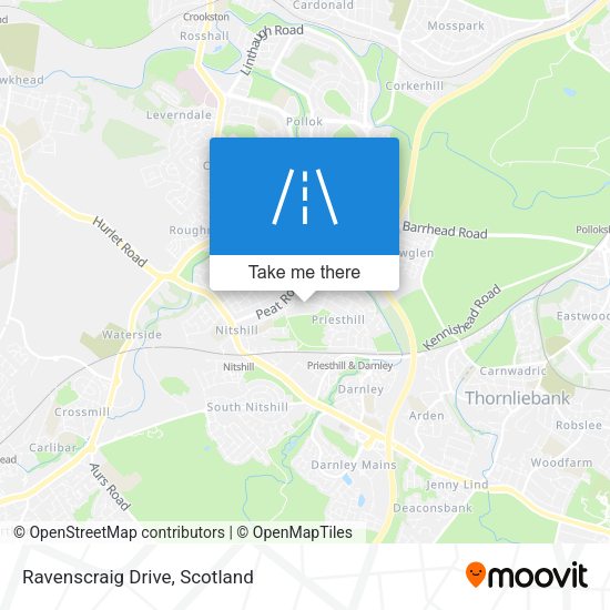 Ravenscraig Drive map