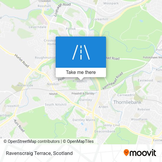 Ravenscraig Terrace map