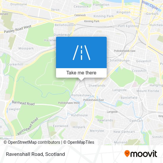 Ravenshall Road map