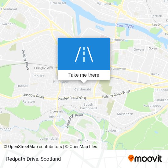 Redpath Drive map