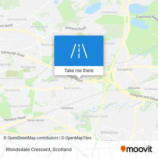 Rhindsdale Crescent map