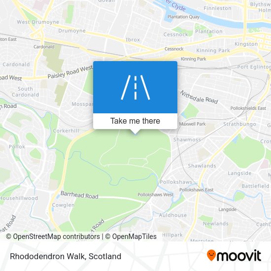 Rhododendron Walk map