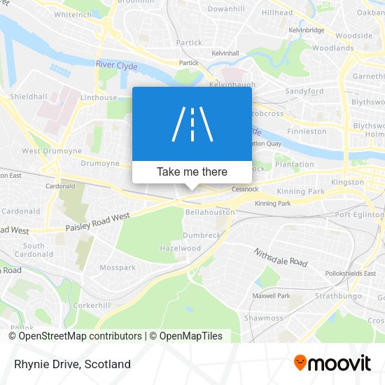 Rhynie Drive map