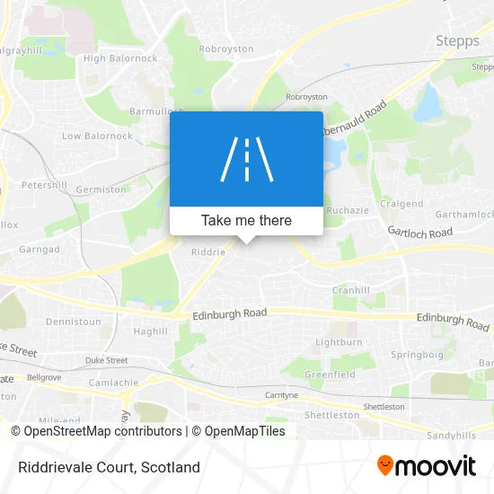 Riddrievale Court map