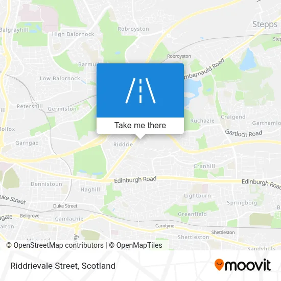 Riddrievale Street map