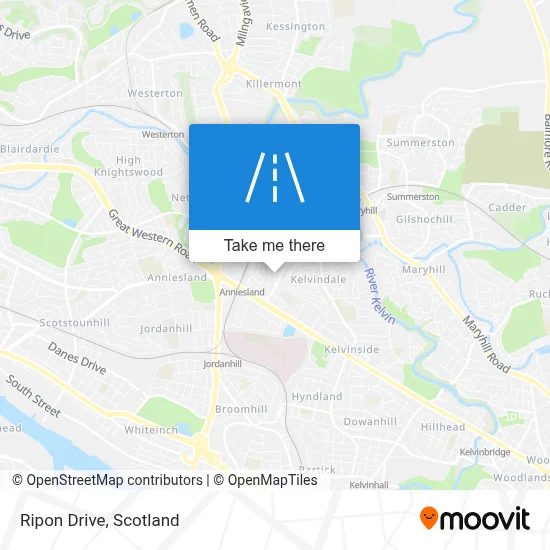 Ripon Drive map