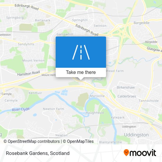 Rosebank Gardens map