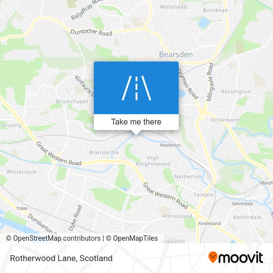 Rotherwood Lane map