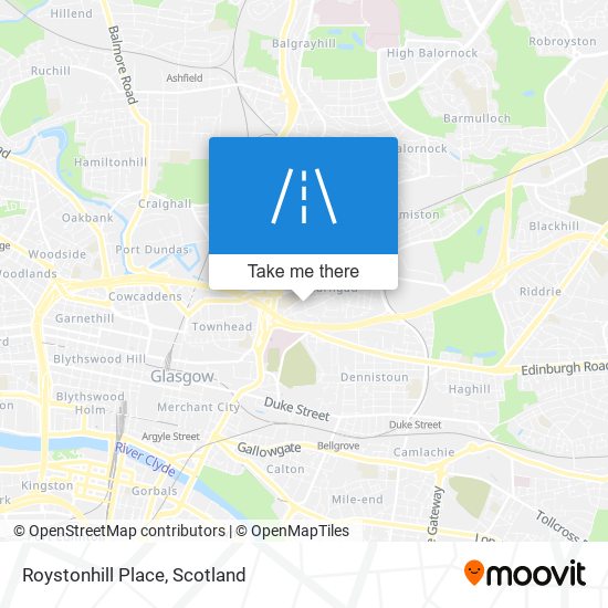 Roystonhill Place map