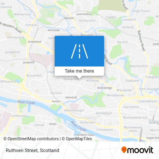 Ruthven Street map