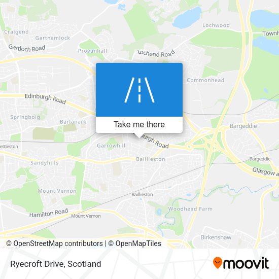 Ryecroft Drive map