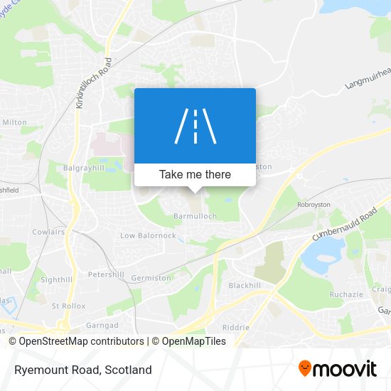 Ryemount Road map