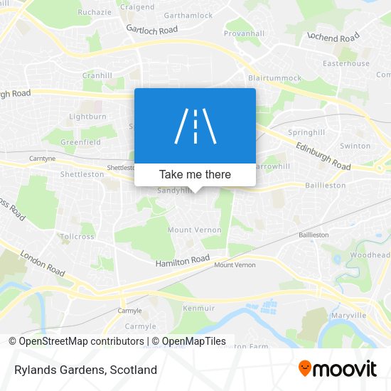 Rylands Gardens map