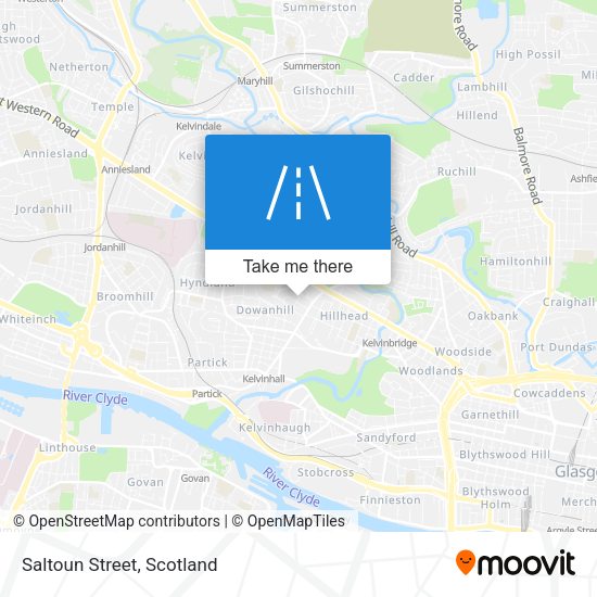 Saltoun Street map