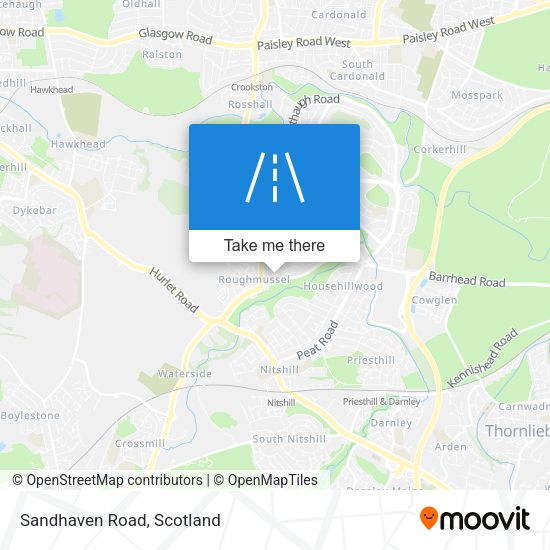 Sandhaven Road map