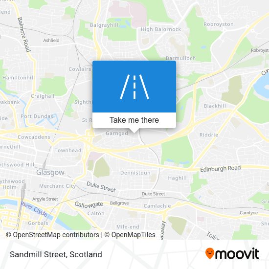 Sandmill Street map