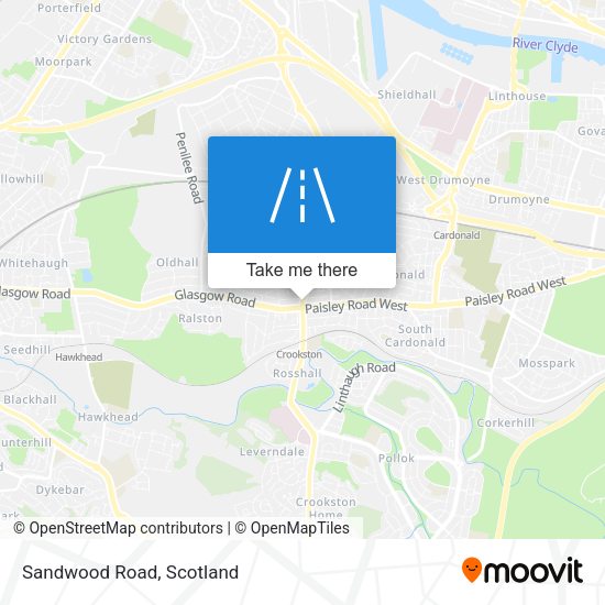 Sandwood Road map