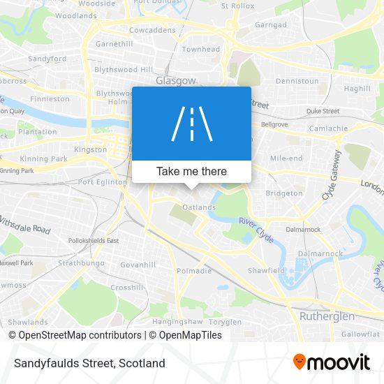 Sandyfaulds Street map