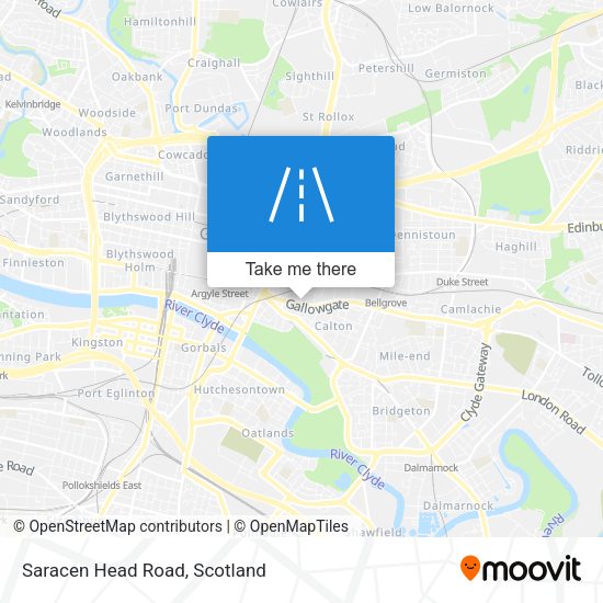 Saracen Head Road map