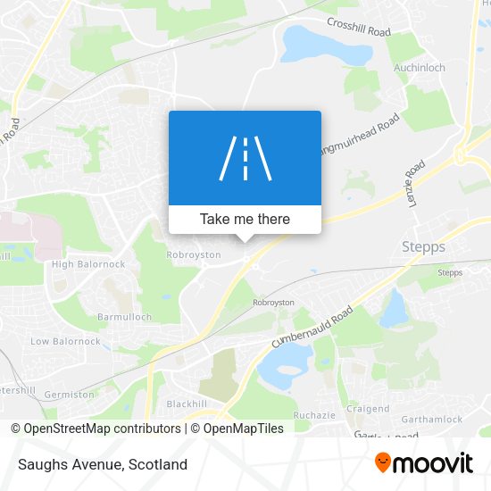 Saughs Avenue map