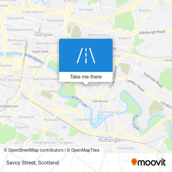 Savoy Street map