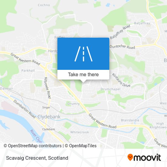 Scavaig Crescent map