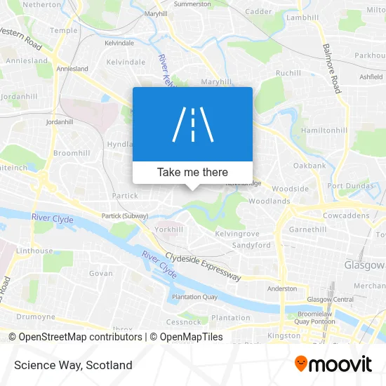 Science Way map