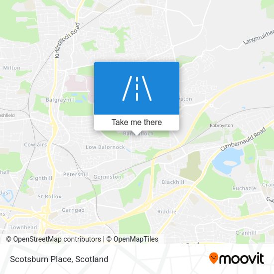 Scotsburn Place map