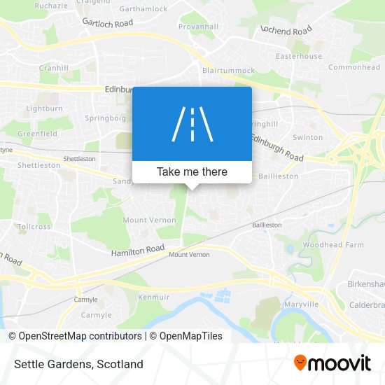 Settle Gardens map