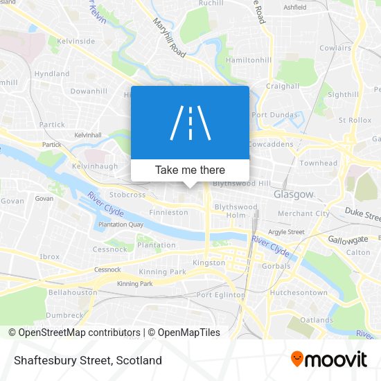 Shaftesbury Street map