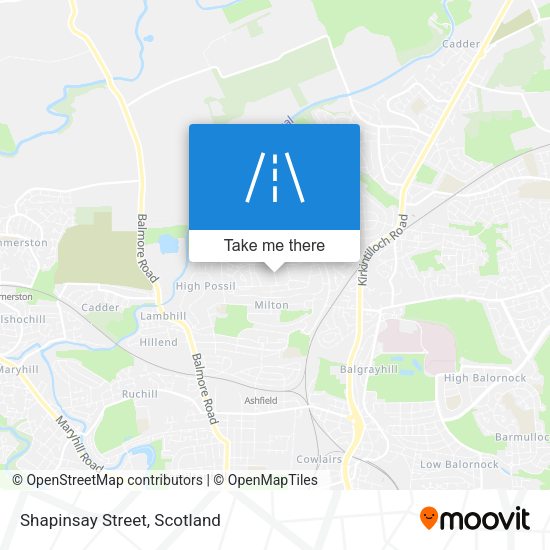 Shapinsay Street map