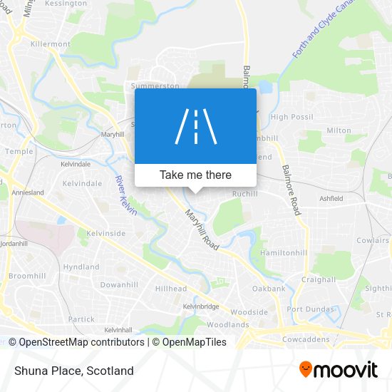 Shuna Place map