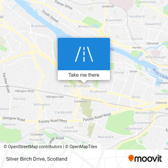 Silver Birch Drive map