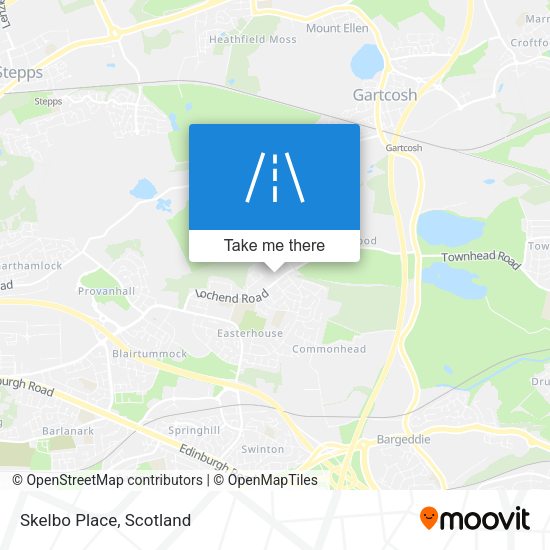 Skelbo Place map