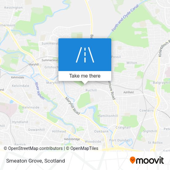 Smeaton Grove map