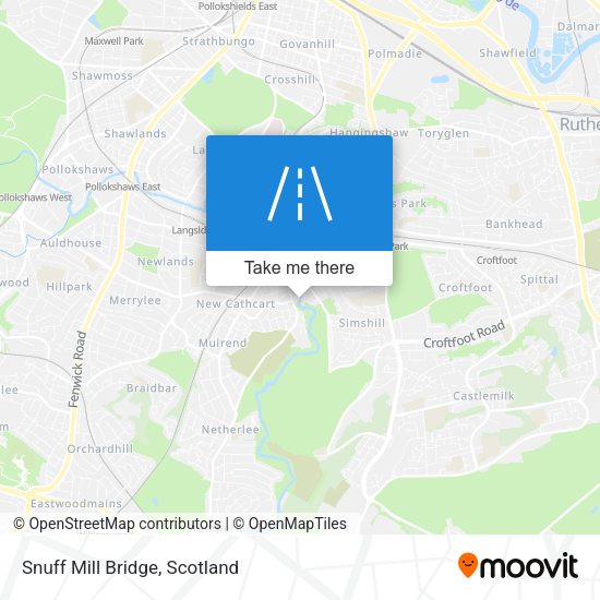 Snuff Mill Bridge map