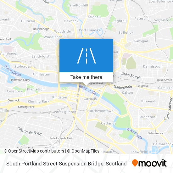 South Portland Street Suspension Bridge map