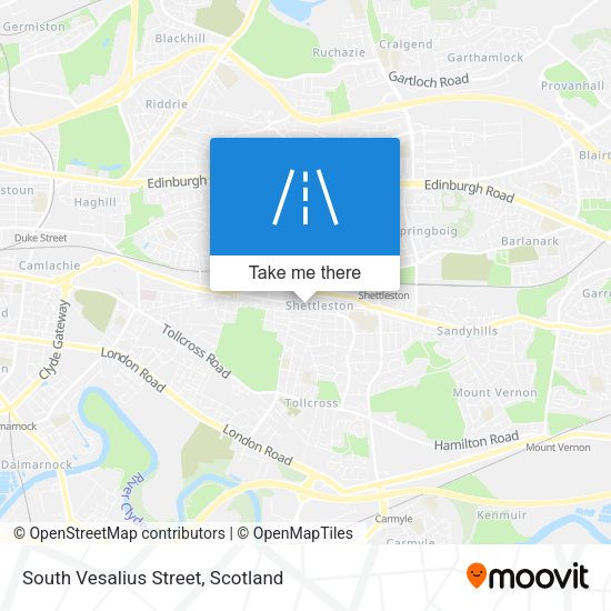 South Vesalius Street map