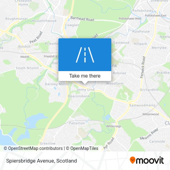 Spiersbridge Avenue map