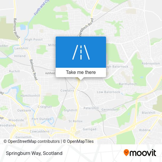 Springburn Way map