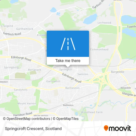 Springcroft Crescent map
