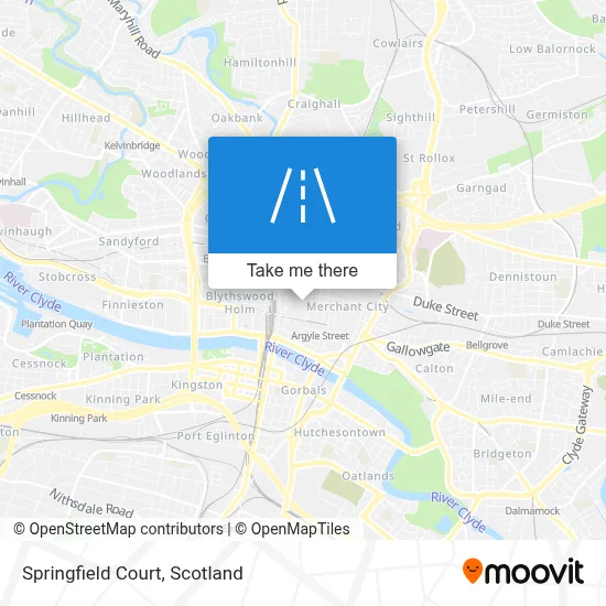 Springfield Court map