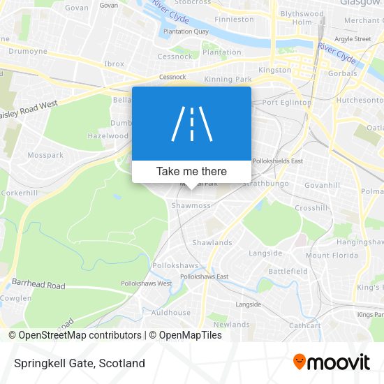 Springkell Gate map