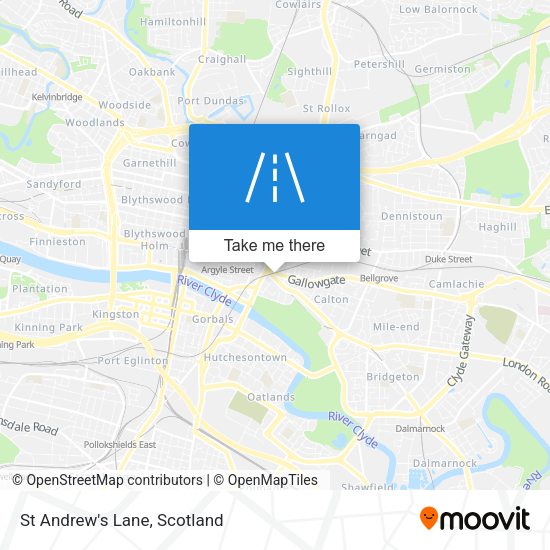 St Andrew's Lane map