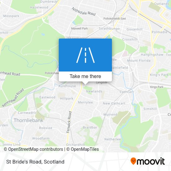 St Bride's Road map